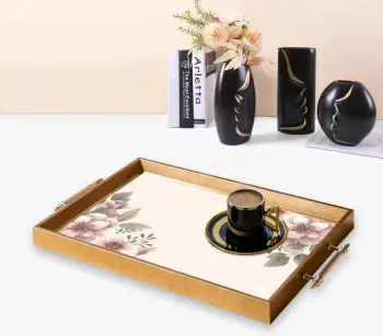 Tabaka qelqi Aberto Design, shumëngjyrëshe, TPB9851, 50x29x3.5 cm