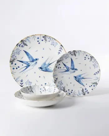 Set enësh për drekë, porcelan, 24 copë, Hermia, GBSATN24KY4E4072