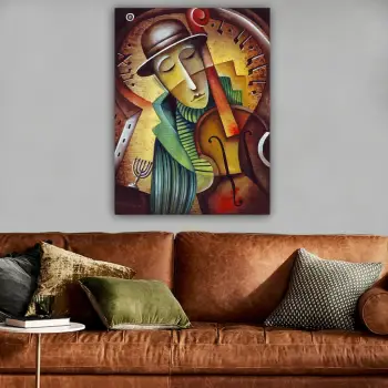 Pikturë dekorative në kanavacë, shumëngjyrëshe, 70x100cm, 170432189_70100