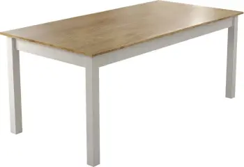 Tavolinë Ngrënieje FRN, druri, bardhë