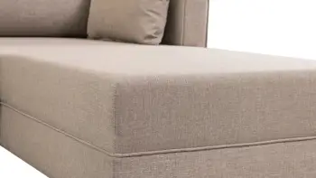 Këndsofa Bella, kënd i djathtë, ngjyrë krem