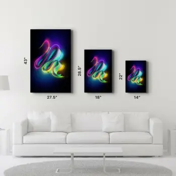 Pikturë dekorative prej xhami të temperuar, Wallity SPR-1401, 70x110cm