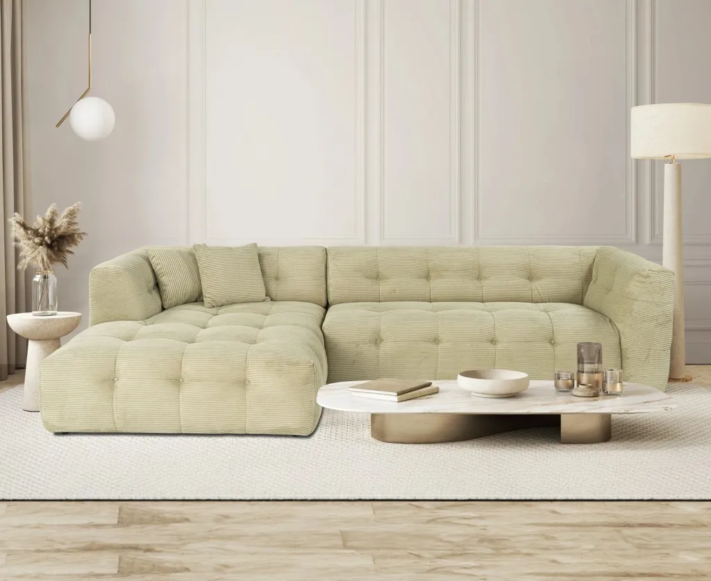 Këndare Atelier del Sofa, Cady këndore majtas, ngjyrë e gjelbër - 2