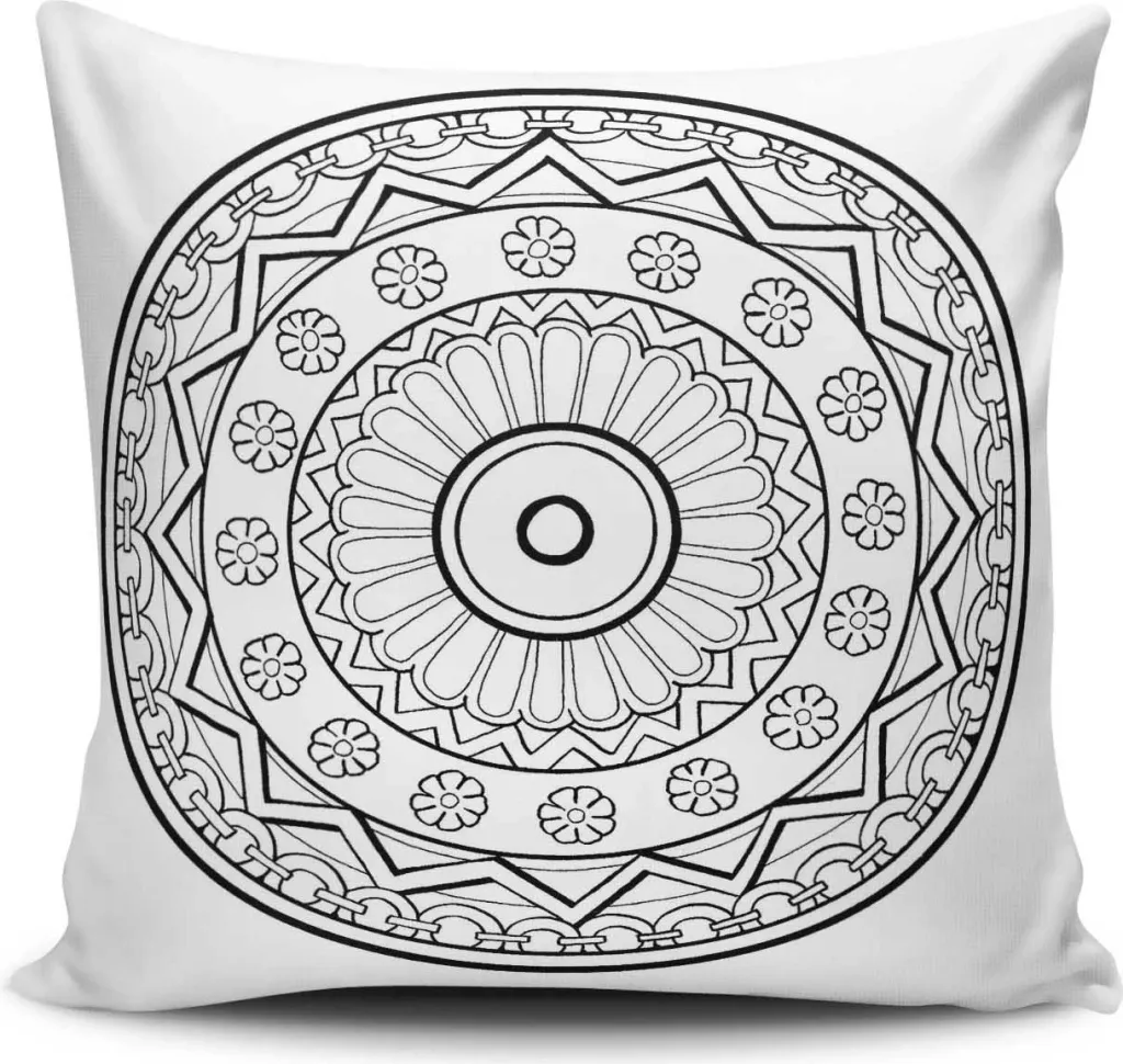 Jastëk mbulesë Aberto Design, MANDALA-29, pa mbushje - 1