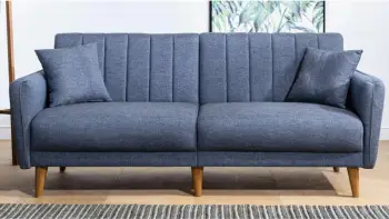 Divan-krevat 3 vendësh Atelier del Sofa, Kelebek, ngjyrë e kaltër