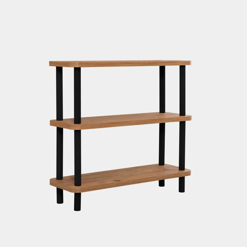 Raft librash Hanah Home, Cosmo Fix, ngjyrë Atlantic Pine dhe e zezë - 3