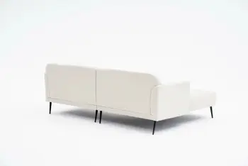 Kënd-sofë Atelier del Sofa Revos, anë e majtë, krem