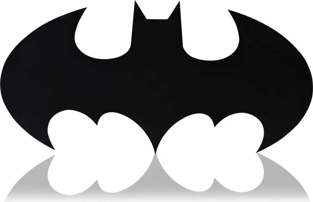 Dritë dekorative LED Batman, ngjyrë e verdhë, 50x25cm - 8