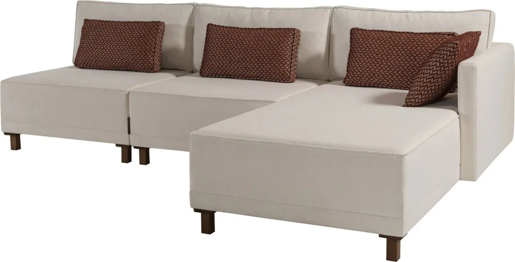 Kënd divan-krevat Atelier del Sofa, kënd i djathtë, bezhë - 4