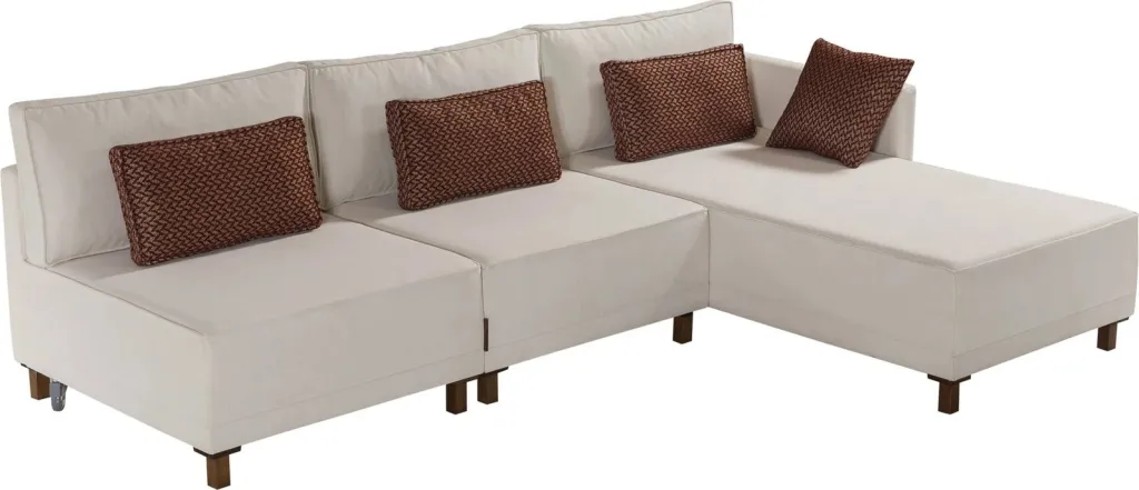 Kënd divan-krevat Atelier del Sofa, kënd i djathtë, bezhë - 5