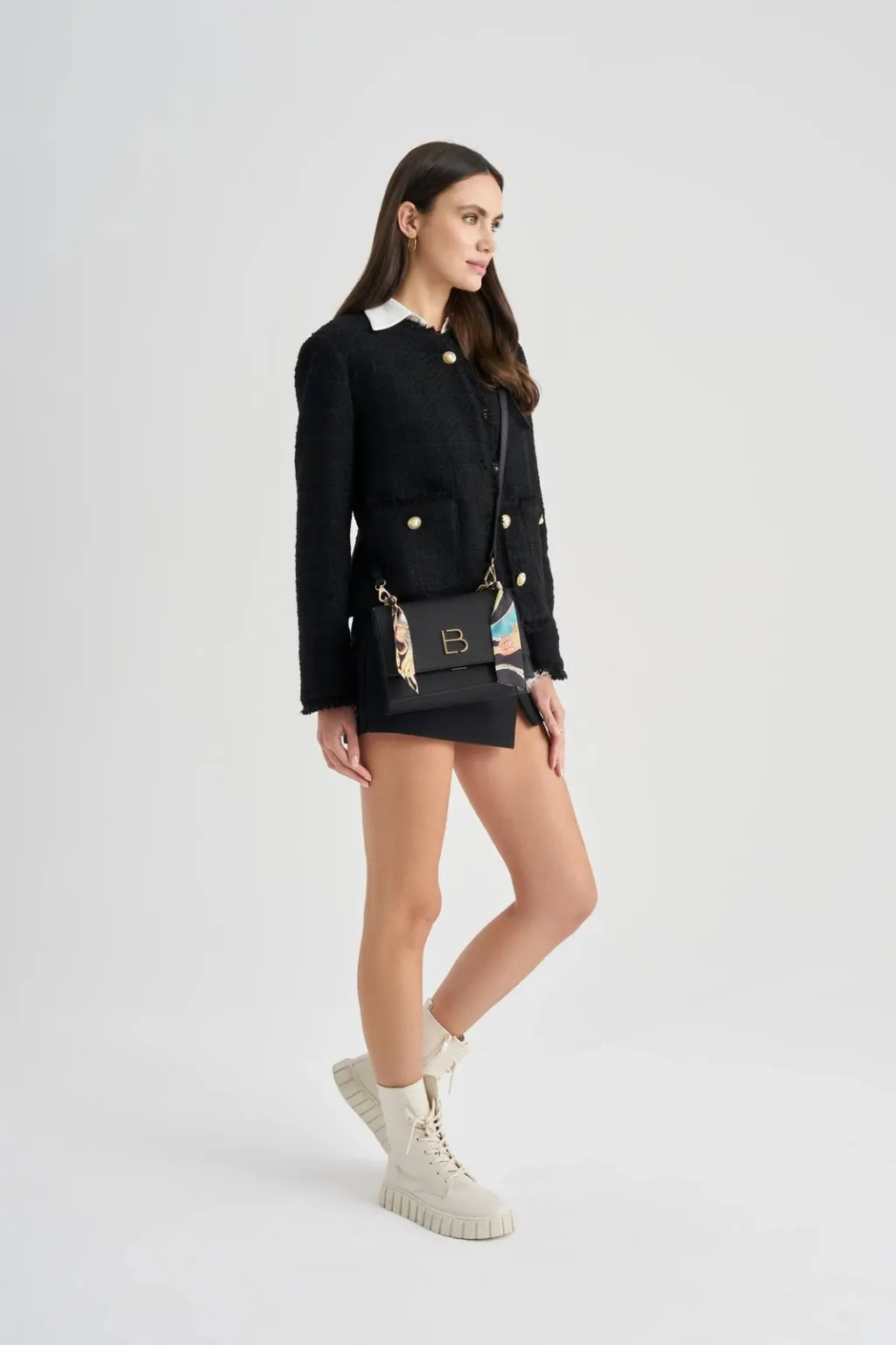 Çantë crossbody Lucky Bees, 918, e zezë - 13