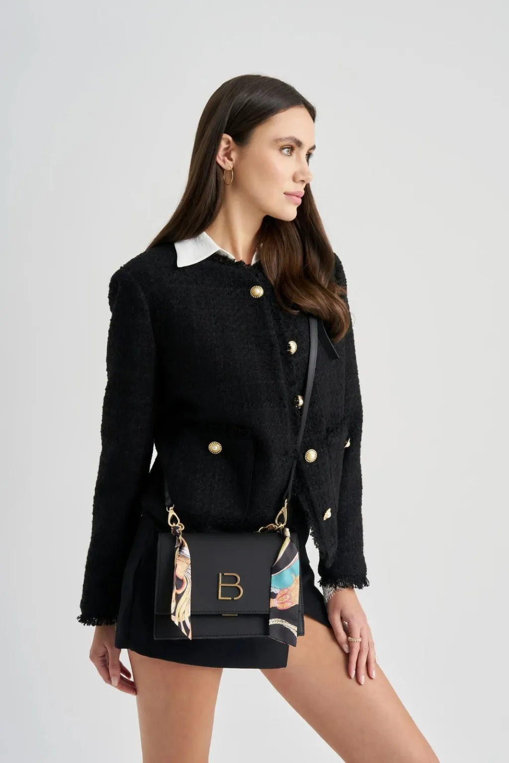 Çantë crossbody Lucky Bees, 918, e zezë - 15