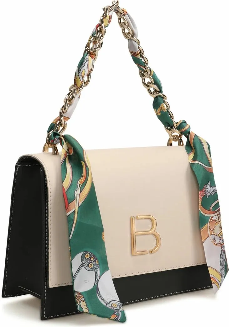 Çantë crossbody Lucky Bees, krem dhe e gjelbër e errët, 918 - 2