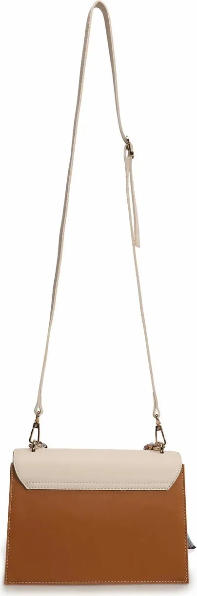 Çantë crossbody Lucky Bees, krem, kafe e hapur, 918 - 7