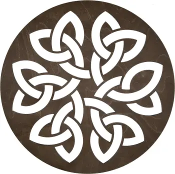 Set 4 copë mbështjellëse tavoline prej druri, ngjyrë wenge, Hermia, Lugh