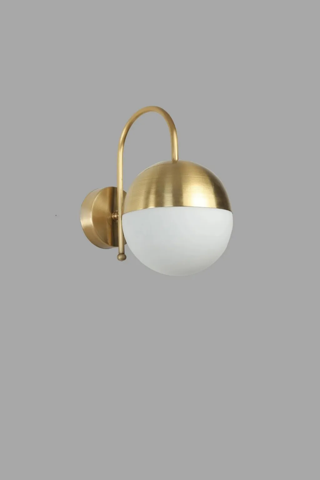 Llambë muri Opviq, model Küre, ngjyrë ari dhe e bardhë, 15cm - 4