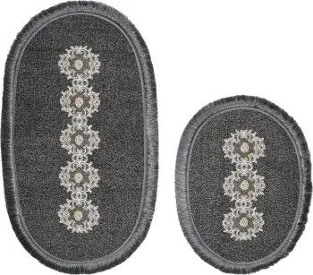 Set tapetash për banjo (2 copë), Mijölnir, Aln_E4_807, ngjyrë antracit