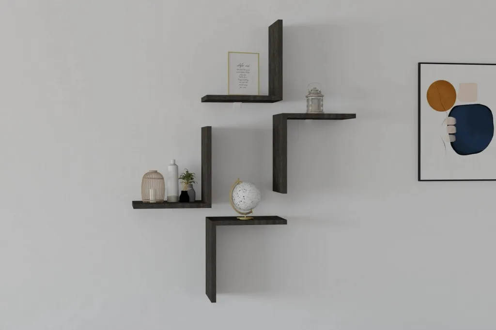 Raft Muri Penne, antracit - 2