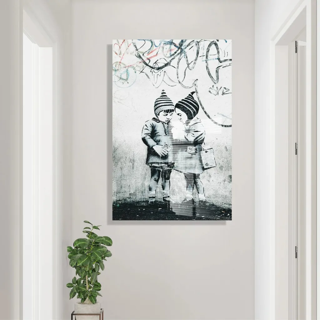 Pikturë dekorative prej xhami të temperuar, Wallity 2293, 70x100cm - 2