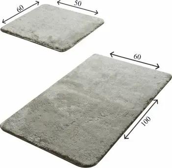 Set tapetesh për banjo akrilik (2 copë), Mijölnir, ngjyrë gri, Havai