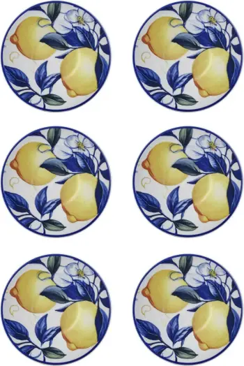 Set pjatash të vogla qeramike (6 copë), Hermia, ODL0014