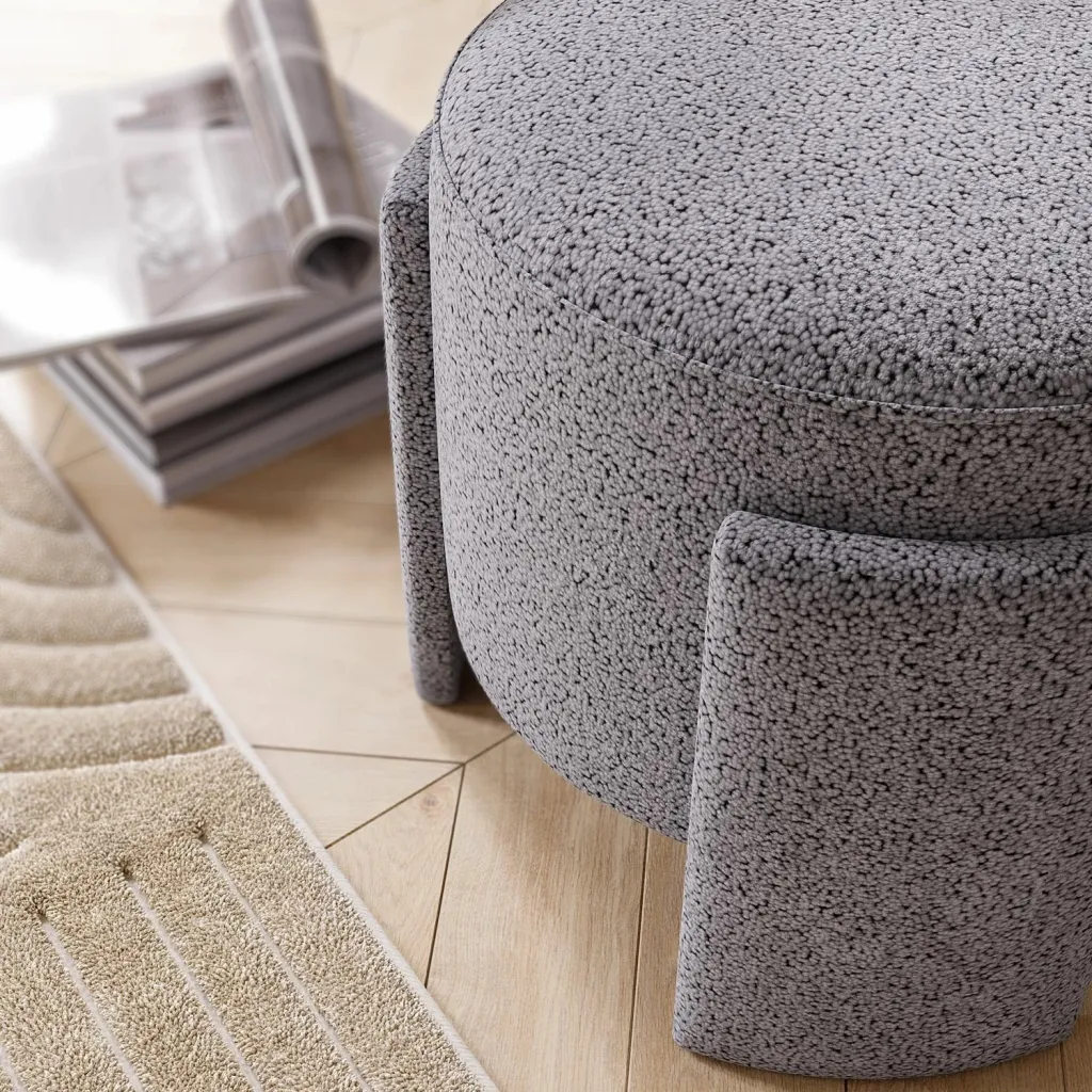 Puf Atelier del Sofa, ngjyrë hiri - 5