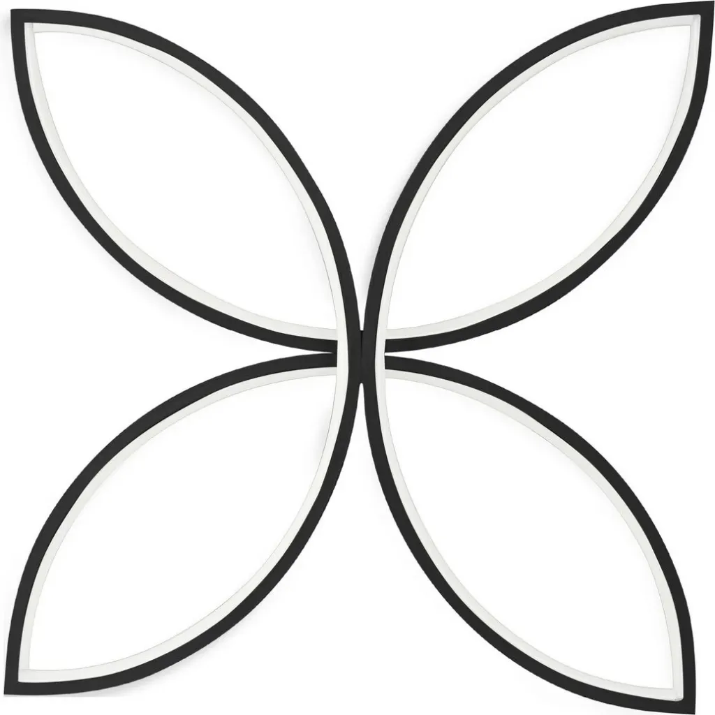 Llambë tavani Opviq, Eriphos, e zezë, dritë e verdhë - 5
