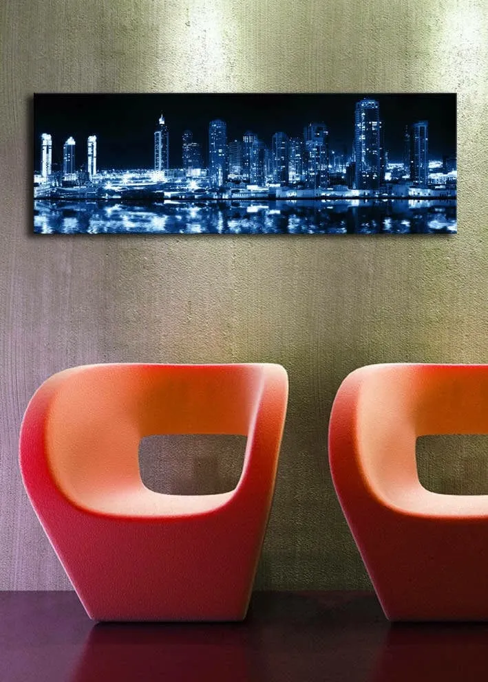 Pikturë dekorative me LED, shumëngjyrëshe, 30x90cm, 3090DACT-6 - 3