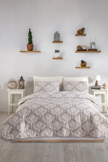 Set mbulesë dysheku dopio, L'essentiel, Creative, ngjyrë kafe