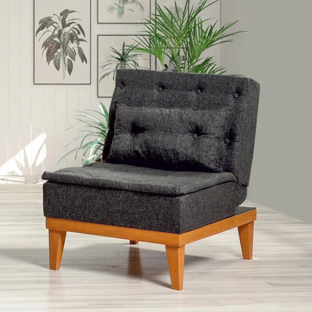 Karrige Wing Atelier del Sofa, ngjyrë antracit, Kemer - 2