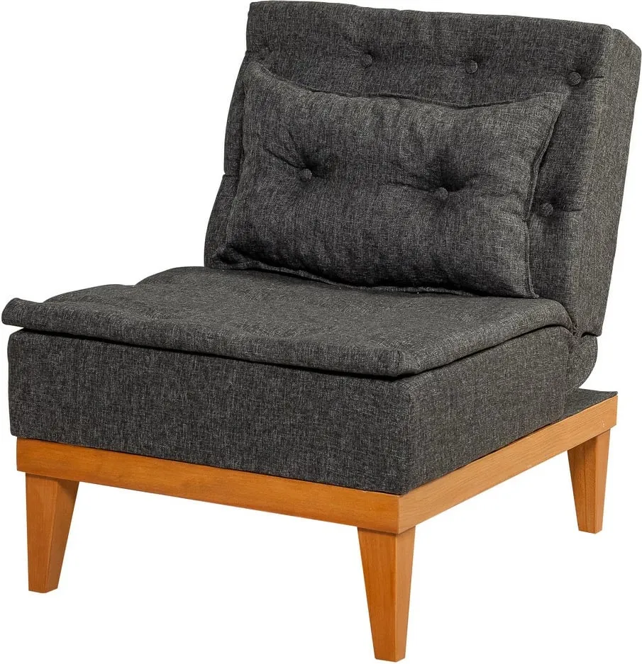 Karrige Wing Atelier del Sofa, ngjyrë antracit, Kemer - 3