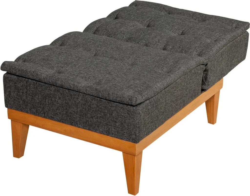 Karrige Wing Atelier del Sofa, ngjyrë antracit, Kemer - 4