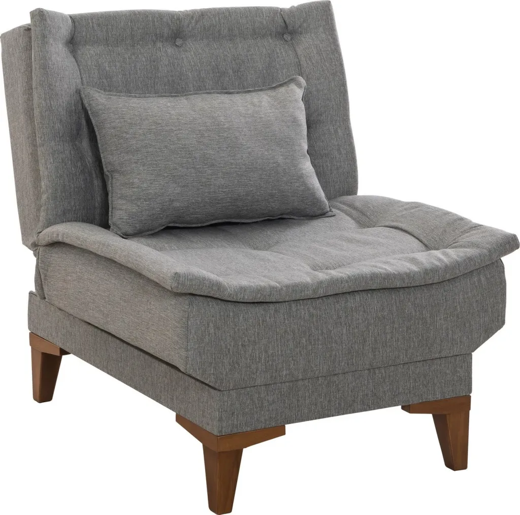 Karrige Wing Atelier del Sofa, Gonca, ngjyrë gri - 2