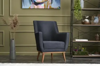 Karrige wing Atelier del Sofa, Gonca, anthracite v2