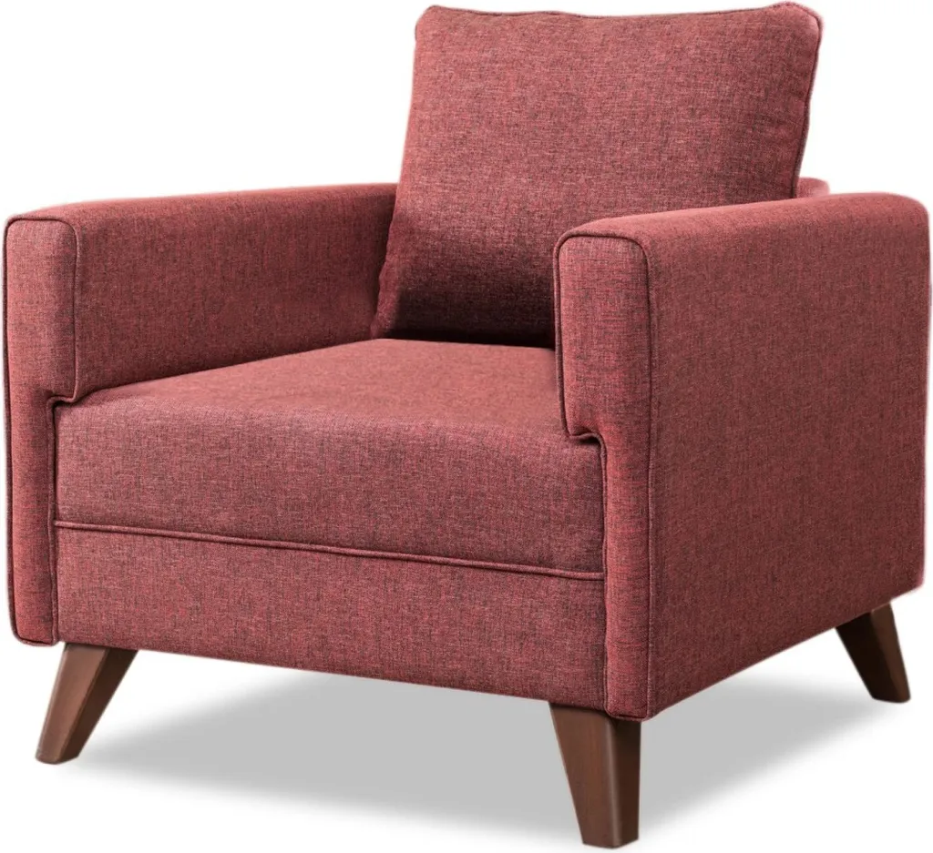 Fotel një vendësh Atelier del Sofa, Bella, ngjyrë e kuqe e errët - 9
