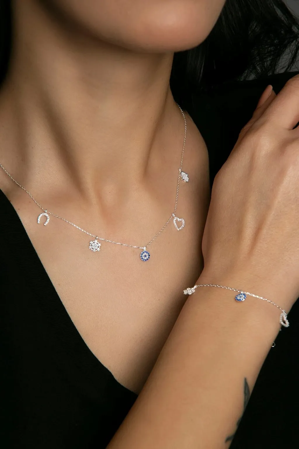 Set varëse dhe byzylyk argjendi Elika Silver, ELKSLVR7384G - 2
