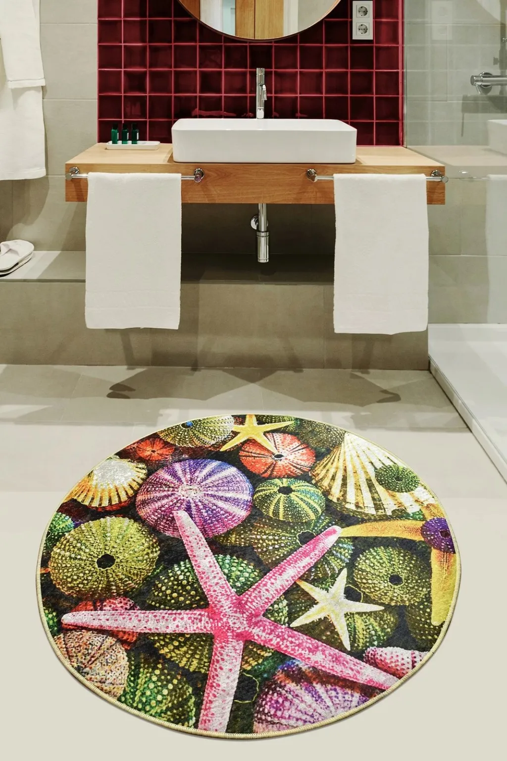 Tapet banje Mijölnir, Flowepot, 140cm, shumëngjyrësh - 1