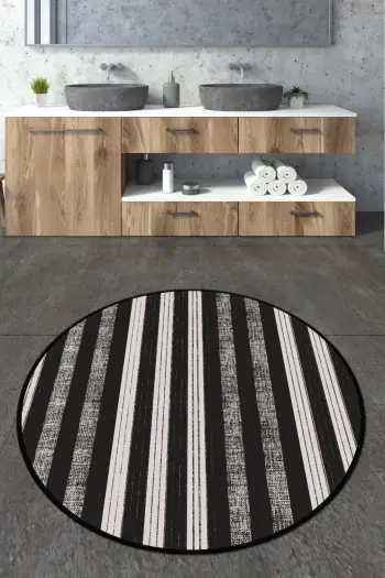 Tapet banjoje Mijölnir, Barcode Circle Djt 140, shumëngjyrësh, 140cm