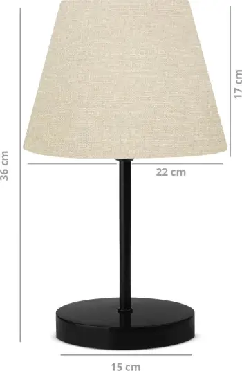 Llambë tavoline Opviq, krem, AYD - 2569