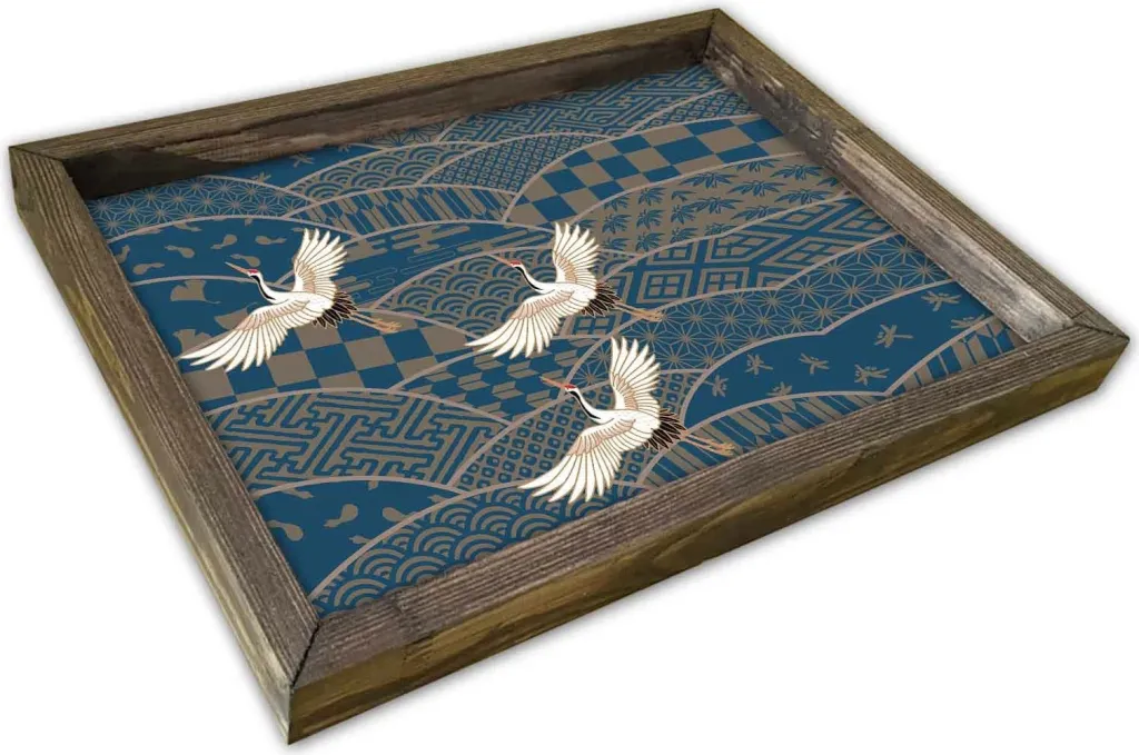 Tabaka dekorative Aberto Design, AT-050, shumëngjyrëshe, 30x40cm - 1