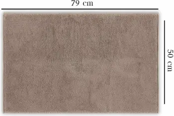 Tapet për banjo Mijölnir, Fancy, ngjyrë bezhë (mink), 50x79cm