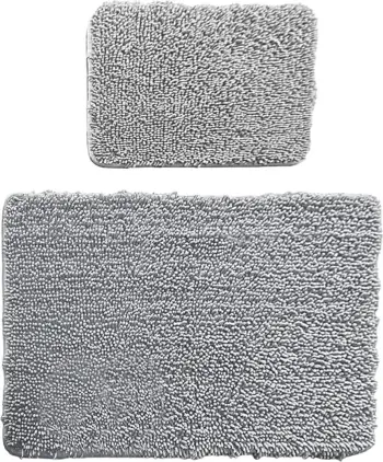 Set tapetash për banjo (2 copë), Mijölnir Victoria, ngjyrë gri e errët