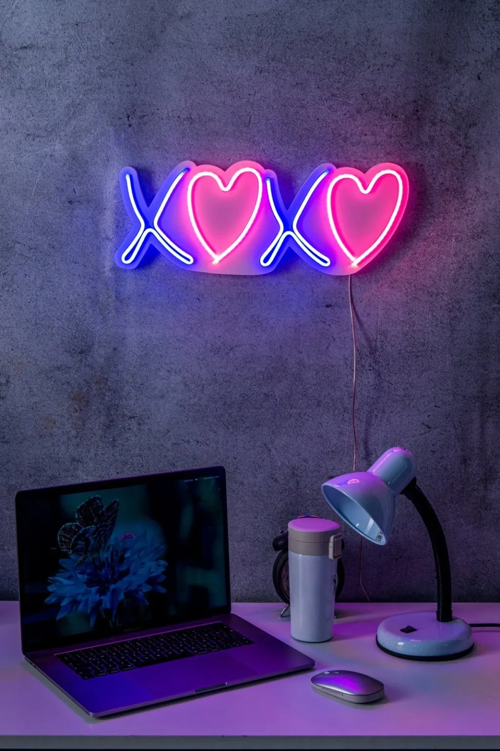 Dritë dekorative LED, plastikë, York, rozë dhe kaltër - 3