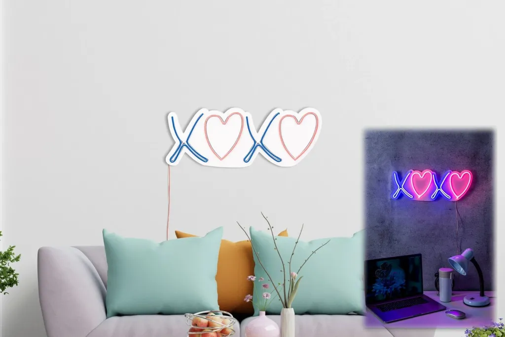 Dritë dekorative LED, plastikë, York, rozë dhe kaltër - 5