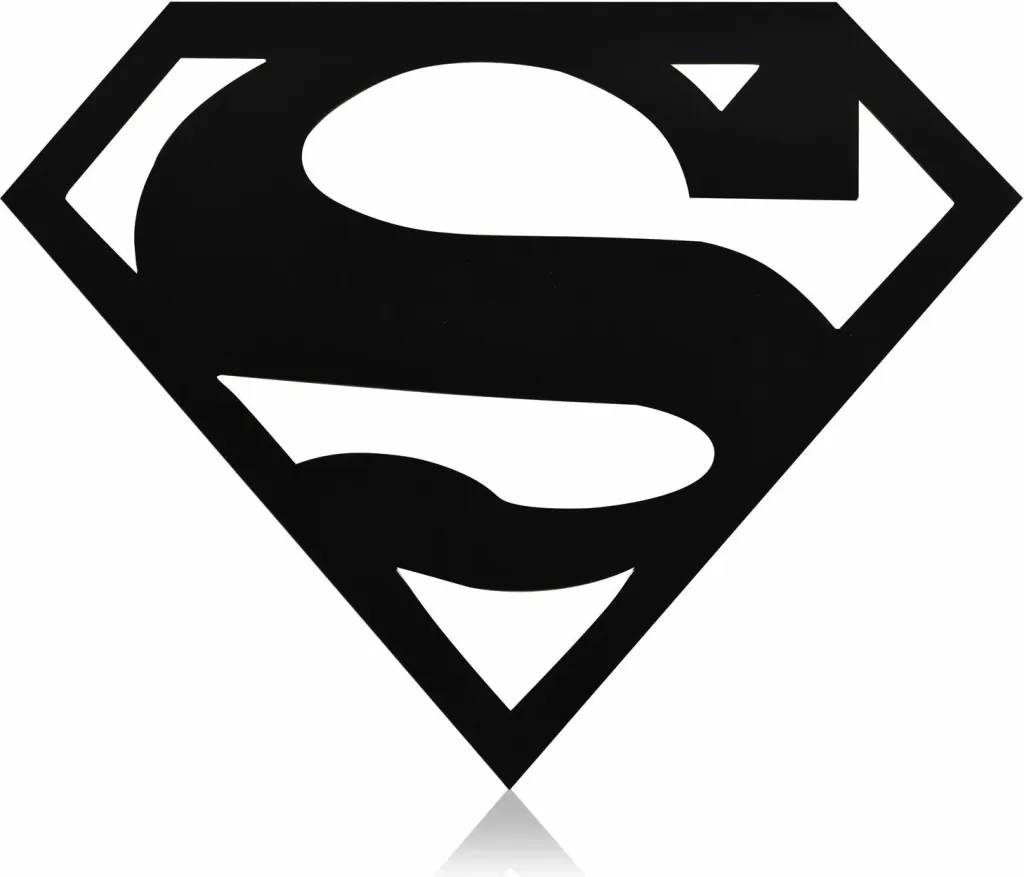 Dritë dekorative LED, logo Superman, ngjyrë kaltër - 7
