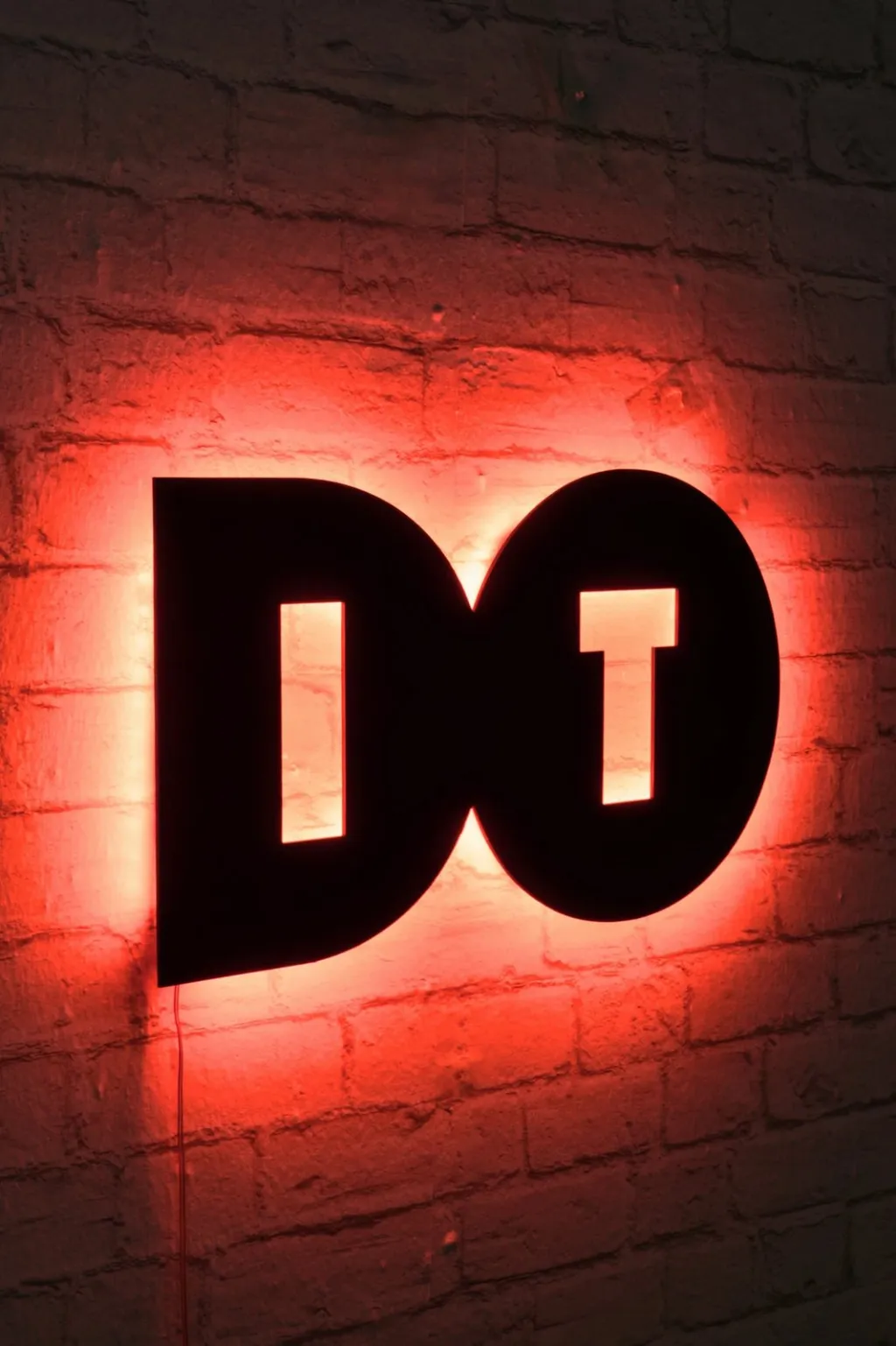 Ndriçim dekorativ LED, Wallity Do It, ngjyrë e kuqe - 2