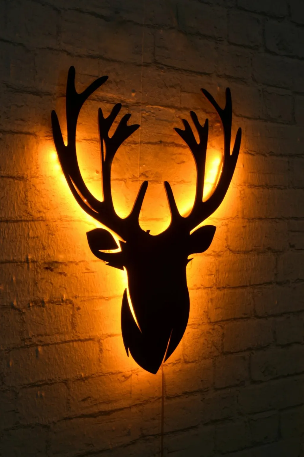 Dritë dekorative LED, formë dreri, ngjyrë e verdhë, Wallity Deer 2 - 2