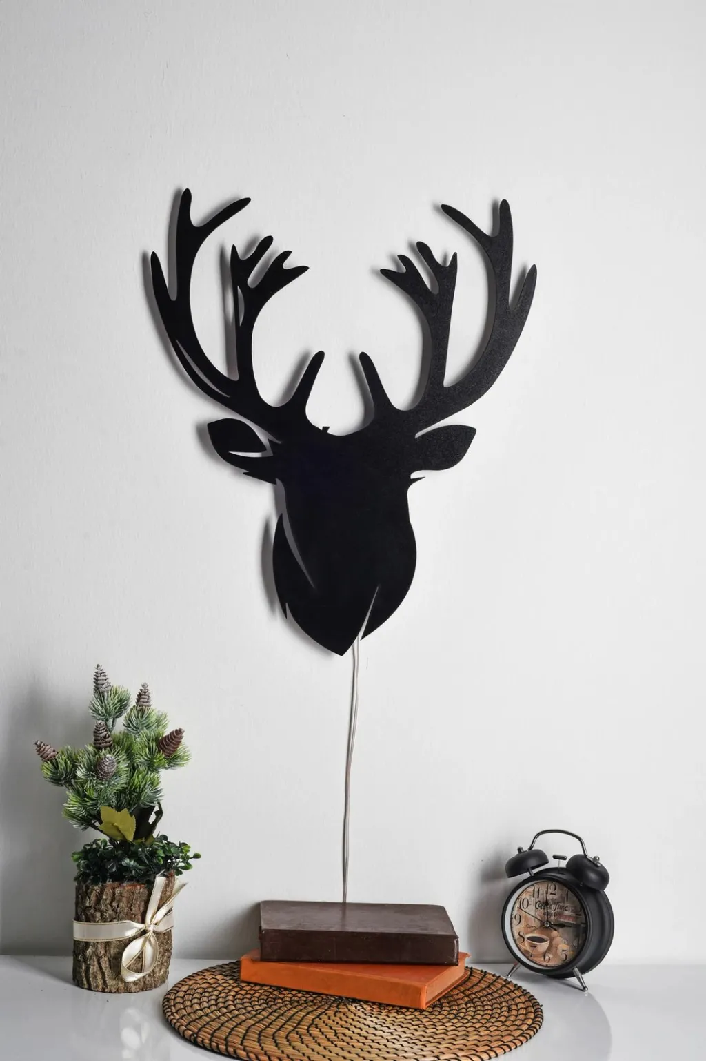 Dritë dekorative LED, formë dreri, ngjyrë e verdhë, Wallity Deer 2 - 4