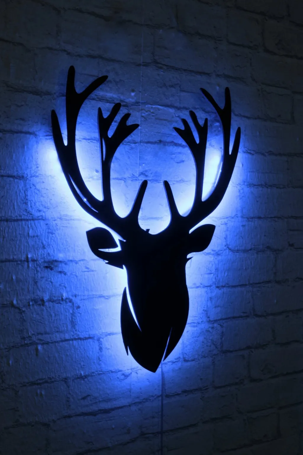 Dritë dekorative LED, formë dreri, ngjyrë e kaltër, Wallity Deer 2 - 2
