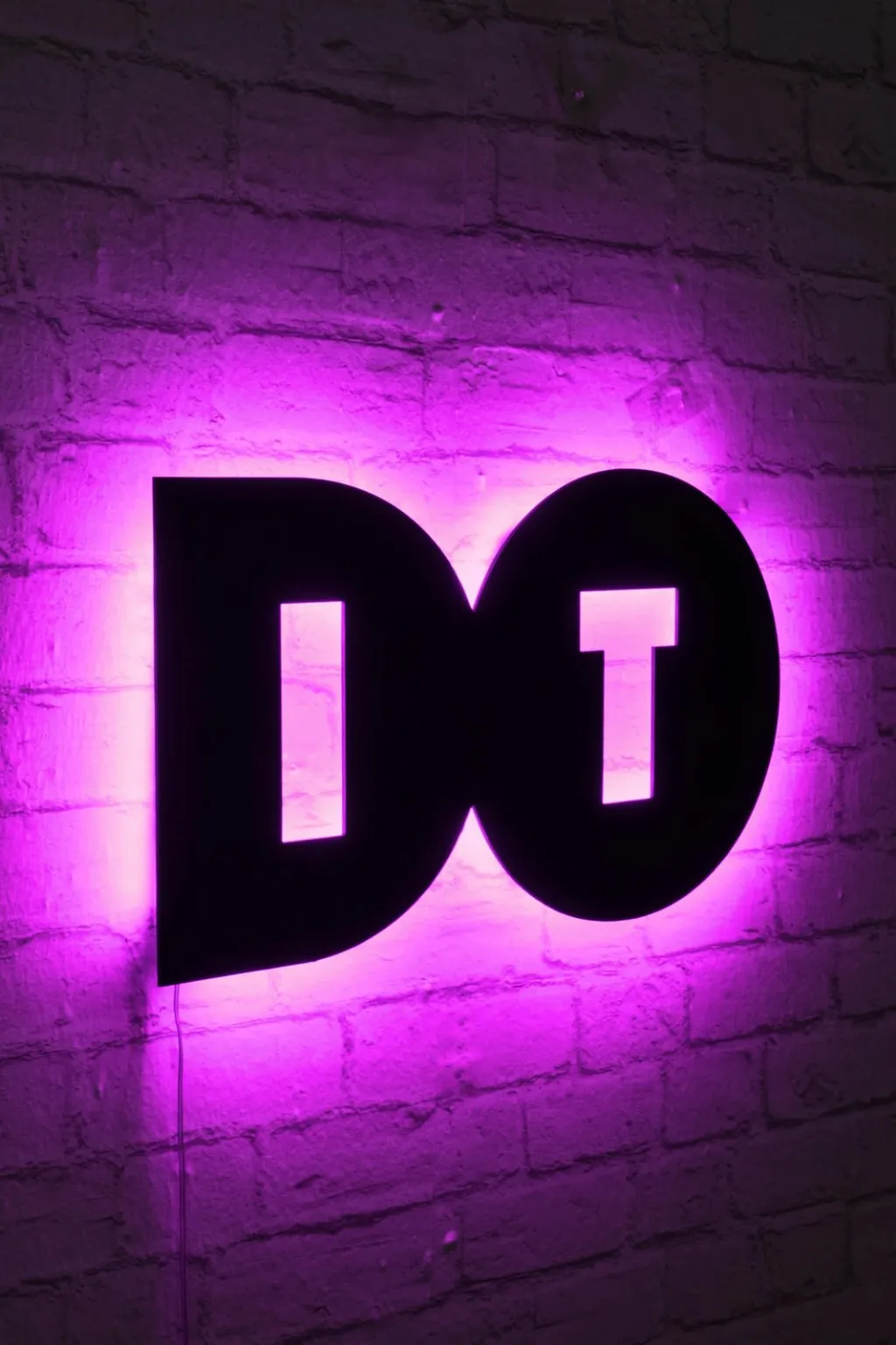Dritë dekorative LED Wallity, Do It, rozë - 2